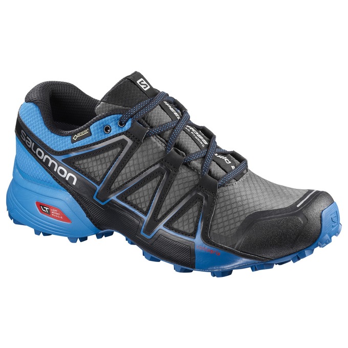 Zapatillas Trail Running Salomon Hombre Plateadas / Azules - Salomon Argentina SPEEDCROSS VARIO 2 GT